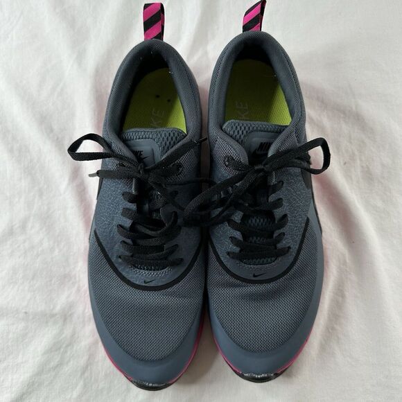 Nike Air Max Thea Running Shoes - Women's Size 10 Rare Hot Pink & Gray *look* - Picture 11 of 13